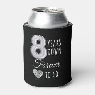 8 jaar voor altijd naar een gelukkige verjaardag blikjeskoeler