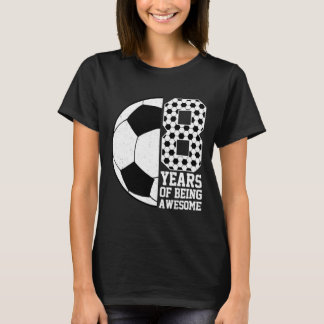 8 Jaar Wezen Van Een Geweldige Voetbal Minnende Ki T-shirt