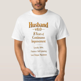 8-jarig bronzen jubileum heren T-shirt