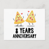 8-jarig jubileum briefkaart (Voorkant)