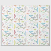 8 juli, cadeaupapier voor thuisdag (Vlak)