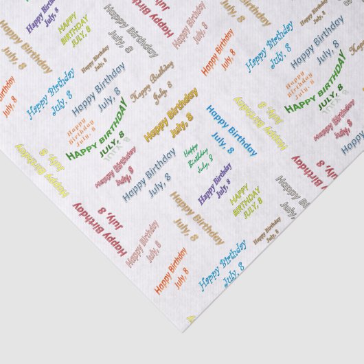 8 juli, Engelstalig tijdschrift Tissuepapier (Detail)