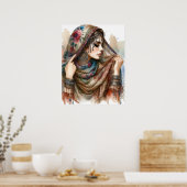 *~* 8 Kaart Reader A100 Psychic Boho Gypsy Poster (Keuken)