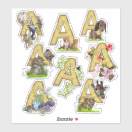 8 Kapitaal-A-Stickers Sticker