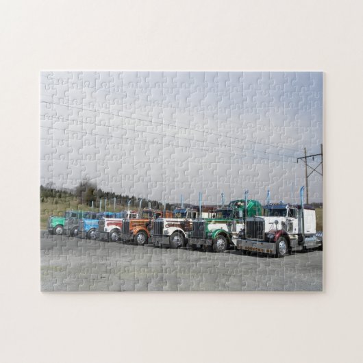 8 Kenworth W900As Puzzle Legpuzzel (Horizontaal)