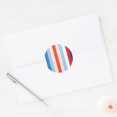 8 kleurencombinatie ronde sticker (Envelop)