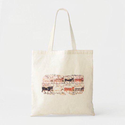 8 KOEIEN TOTE BAG (Voorkant)