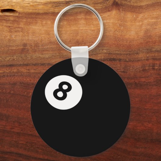 8 kogel sleutelhanger (Voorkant)