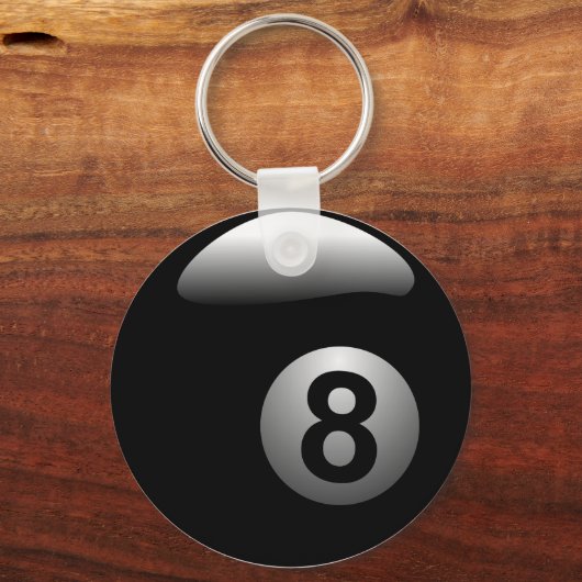 8 kogelsleutelring sleutelhanger (Voorkant)