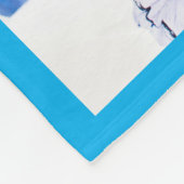 8 Landschapsfoto-rastercollage Azure Fleece Deken (Hoek)