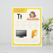 8 Learn To Spell Letter T Teacher Home Schooling (Staand voorkant)