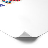 8-letter naam bordspel alfabet poster (Hoek)