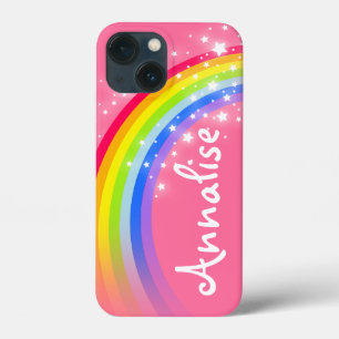 8 letters regenboogrood roze Case-Mate iPhone case