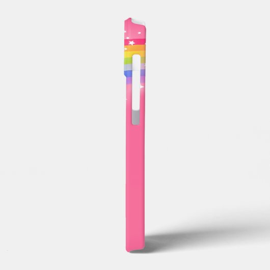 8 letters regenboogrood roze Case-Mate iPhone case (Achterkant / Links)