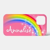 8 letters regenboogrood roze Case-Mate iPhone case (Achterkant (horizontaal))