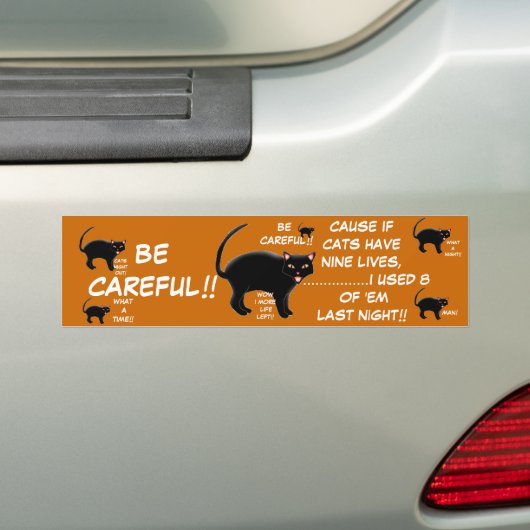 8 LEVEN!! BumperSticker (Op auto)