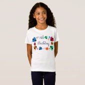 8 lieveheersbeestjes t-shirt (Voorkant volledig)