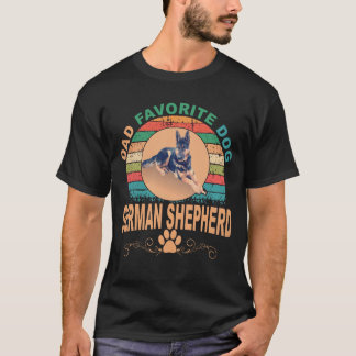 8 Lievelingshond Vader Duitse Herder T-shirt