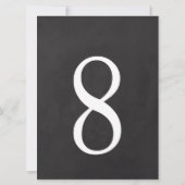 8 lijst Nummer 6.5 x 8.75 Kaart (Achterkant)