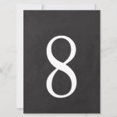 8 lijst Nummer 6.5 x 8.75 Kaart (Voorkant)