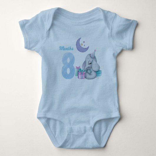8 maanden baby carrosserie romper (Voorkant)