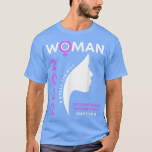8 maart 2022 Internationale Vrouwendag Breek de Bi T-shirt