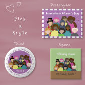 8 maart | Internationale Button op vrouwendag