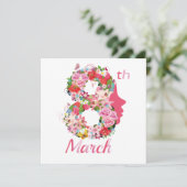 8 maart Internationale Vrouwendag (Staand voorkant)