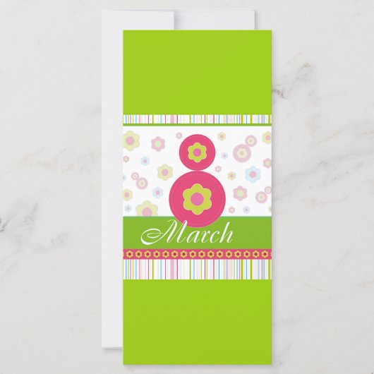 8 maart Internationale Vrouwendag (Voorkant)