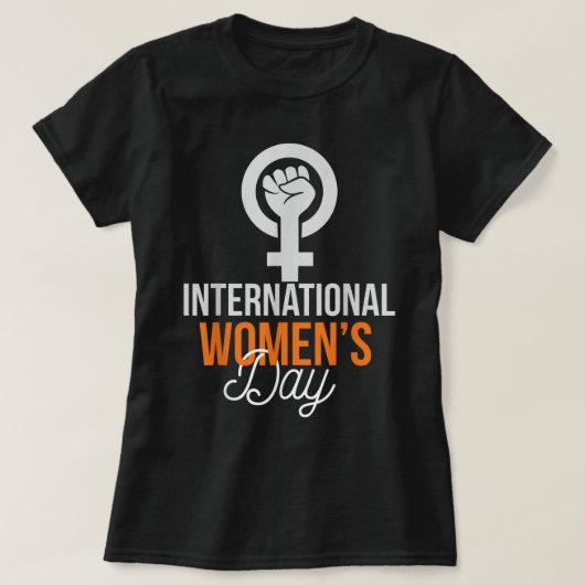 8 maart Internationale Vrouwendag 2022 IWD 2022 T-shirt (Design voorkant)