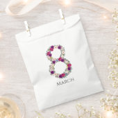 8 maart Internationale Vrouwendag Bedankzakje (Geknipt)