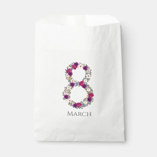 8 maart Internationale Vrouwendag Bedankzakje (Voorkant)