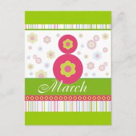 8 maart Internationale Vrouwendag Briefkaart