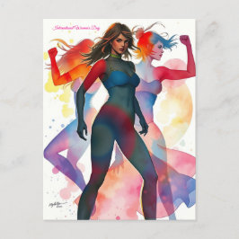 8 maart Internationale Vrouwendag Briefkaart