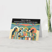 8 maart Internationale Vrouwendag Kaart (Voorkant)