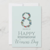 8 maart Internationale Vrouwendag     Kaart (Voorkant)