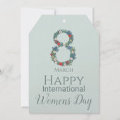 8 maart Internationale Vrouwendag     Kaart (Voorkant)