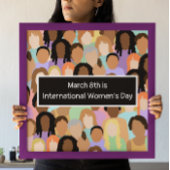 8 maart Internationale Vrouwendag Poster