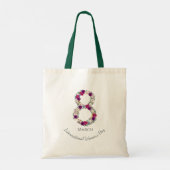 8 maart Internationale Vrouwendag Tote Bag (Achterkant)