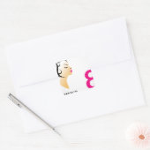 8 maart Internationale vrouwendag Vierkante Sticker (Envelop)