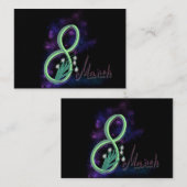 8 maart notitiekaartje (Voorkant / Achterkant)