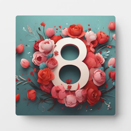 8 maart ontwerp fotoplaat (Voorkant)
