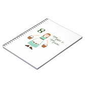 8 Maids-A-Milking Notitieboek (Linkerzijde)