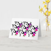 8 Maids Melkpoeder Kaart (Gele Bloem)