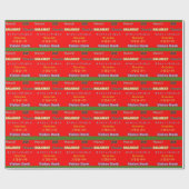 8 Manieren van Gezegde Dank u Cadeaupapier (Vlak)