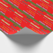 8 Manieren van Gezegde Dank u Cadeaupapier (Hoek)