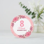 8 March - Women's Day Kaart (Staand voorkant)