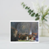 #8 Meester Jan Hus Preaching bij Bethlehem Chapel Briefkaart (Staand voorkant)