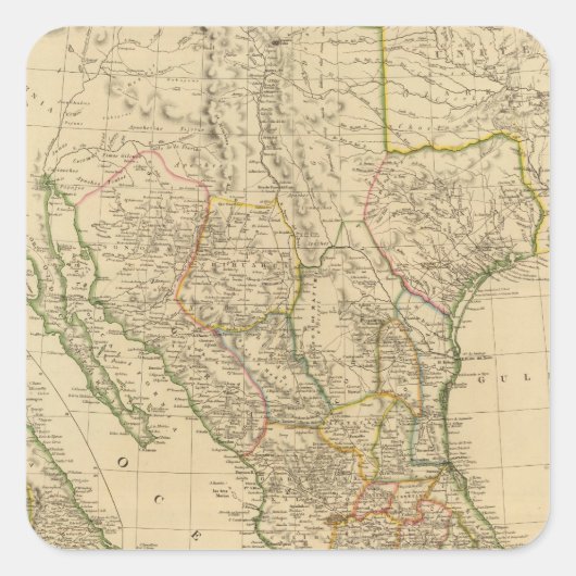 8 Mexico Vierkante Sticker (Voorkant)