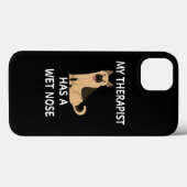 8 Mijn therapeut heeft een natte neus Case-Mate iPhone Case (Achterkant (horizontaal))